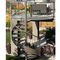 Kundenspezifische moderne Treppenhaus-klassische gewundene Treppen-hölzerner Korn-Stahlkonstruktions-Glasgeländer-Holz-Schritt