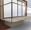 Treppen-Balkon-Portal-Aluminiumglasgeländer-Balustraden-Spiegel-/Satin-Ende modern