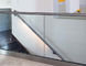 Aluminiumu-profilstäbeausgeglichenes Glas-Balkon-Geländer für Treppen-Plattform-Balustrade