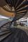 Modernes gebogenes Treppenhaus gebogenes Metalltreppen-Innengeländer Inox Rod