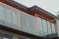 Terrassen-Balkon-Glasbalustraden-Distanzhülsen-Klammer-Rand-Griff-Distanzhülsen