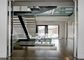L das einfache Form-gerader Flug-Treppenhaus installieren Glasplattform-Geländer-Treppenhaus