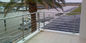 Moderner Entwurfs-Metallrohr-Geländer-Terrassen-Gebrauch mit runden Handlauf-Systemen