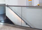 Korridor-Balustraden-U-Profilstäbealuminiumglasgeländer-Boden - angebracht besonders angefertigt